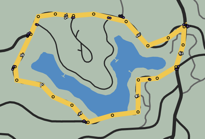 파일:Loop The Lake GTAO Verified Map.png