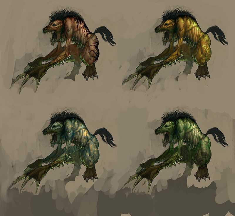 스캐빈저 색상 변형