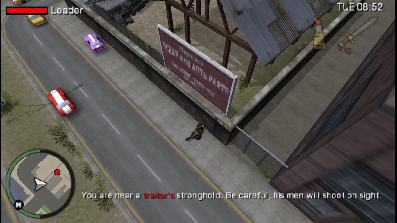 첫 번째 거점은 Beechwood City의 Hairy Al's Scrap and Auto Parts에 있다.