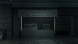 CAM Auto Electric at night with an illuminated LED band around the window frame.