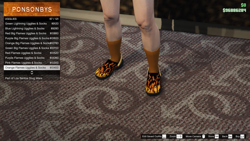 파일:LosSantosDrugWars-GTAOe-FemaleShoes-Ugglies66-OrangeFlamesUgglies&Socks.png
