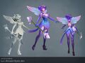 원소술사 럭스 모델 9 (라이엇 아티스트 DragonFly Studio 제작)