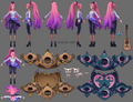 K/DA ALL OUT 세라핀 모델 1 (라이엇 아티스트 Liem Nguyen)