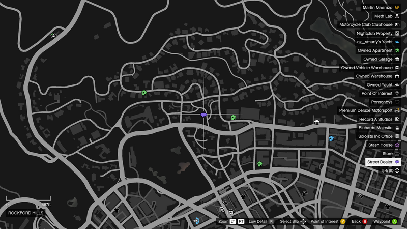 파일:StreetDealer-GTAOe-Location36-RockfordHills-Map.png