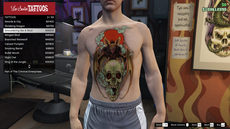 파일:TheCriminalEnterprises-GTAOe-MaleTattoos-TorsoChest3-SmoulderingBat&Skull.png