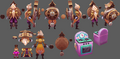 슈가 러시 질리언 모델