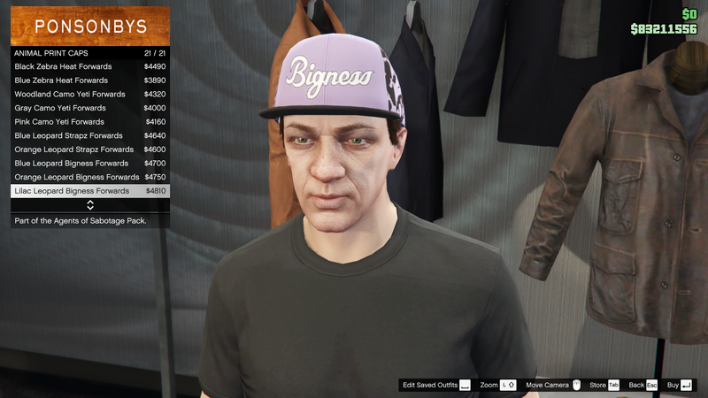 파일:AgentsofSabotage-GTAOe-MaleHats-AnimalPrintCaps20-LilacLeopardBignessForwards.png