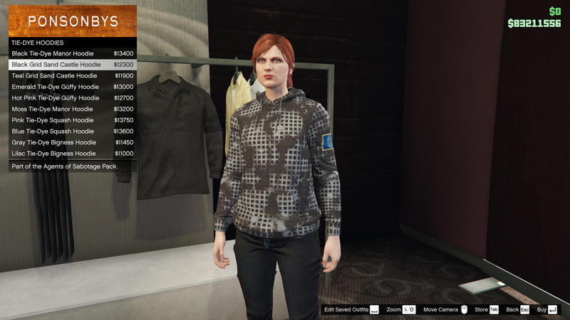 파일:AgentsofSabotage-GTAOe-FemaleTops-TieDyeHoodies2-BlackGridSandCastleHoodie.png