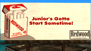 RedwoodCigarettes-GTAVCS-RedwoodJrBillboardAd.png
