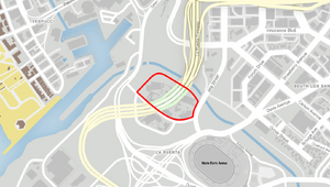 지도상 위치 (빨간색)