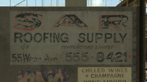 이스트 아일랜드 시티, 듀크스에 있는 S.A.R Roofing Supply 벽화.