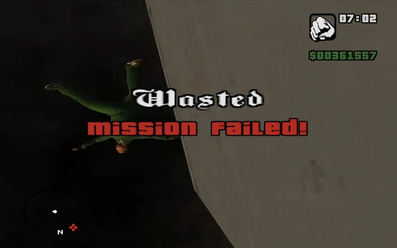 파일:GTA SA Wasted Mission Failed.png