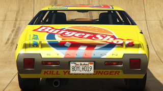 GTA V 및 GTA 온라인에서 버거 샷 스탈리온의 후면 뷰
