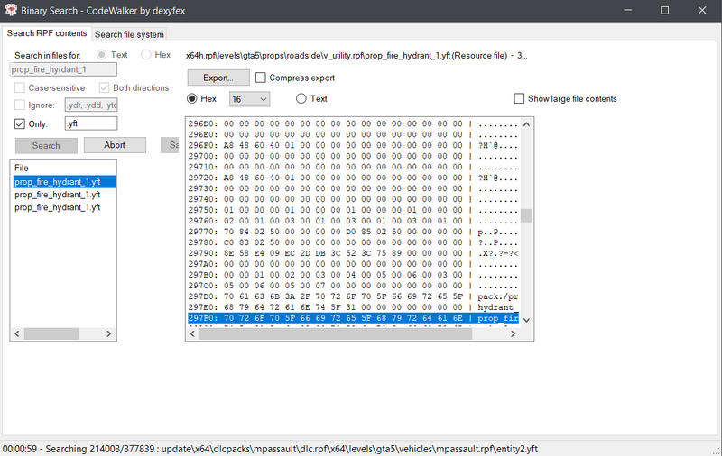 파일:CodeWalker-Tools-BinarySearch.PNG