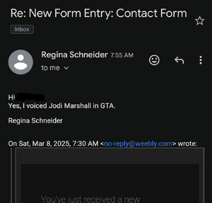 JodiMarshall-GTAO-ReginaSchneiderVoiceCreditConfimation.png