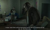 로만이 (집과 사업체를 잃은 직후임에도) 긍정적인 면을 보려 하는 동안 니코가 보한 은신처에서 마음을 다잡고 있습니다.