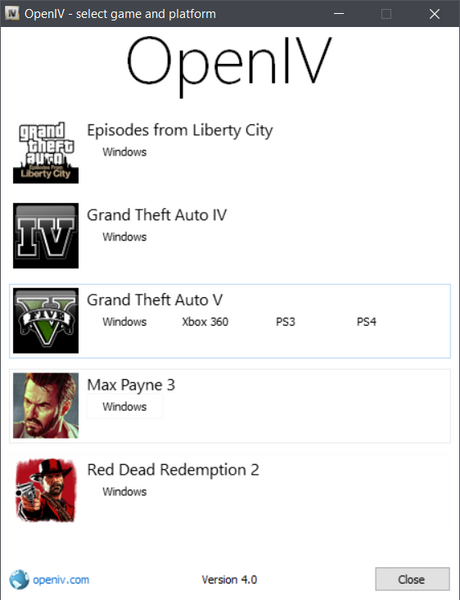 파일:OpenIV-SelectGame.PNG