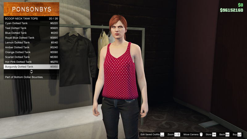 파일:BottomDollarBounties-GTAOe-FemaleTops-ScoopNeckTankTops20-BurgundyDottedTank.png
