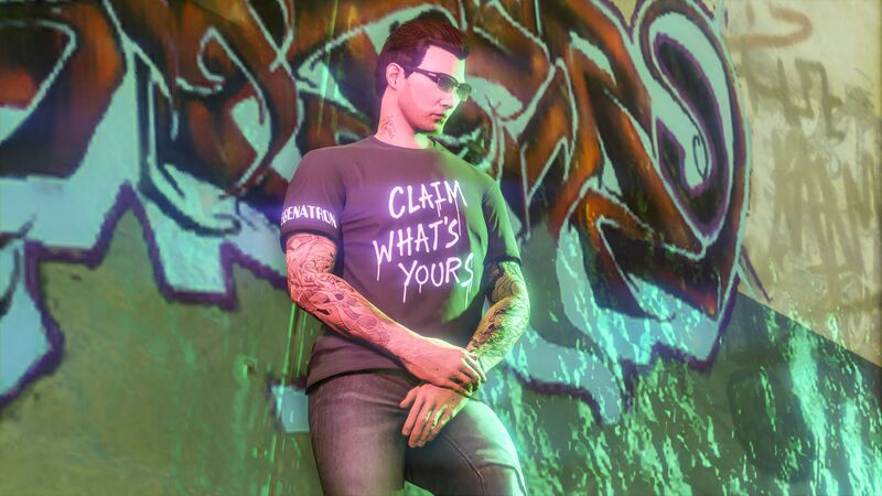 파일:GTAOnlineBonusesOctober2020Part1-GTAO-ClaimWhatsYoursTeeAdvert.jpg