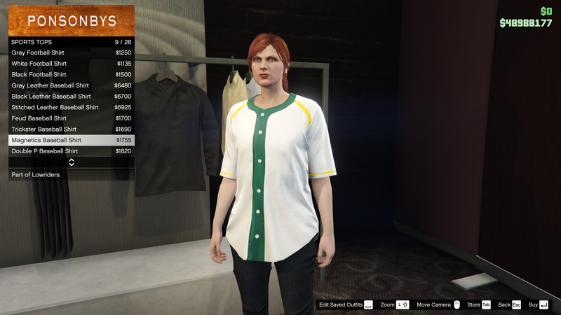 파일:Lowriders-GTAO-FemaleTops-SportsTops3-MagneticsBaseballShirt.png