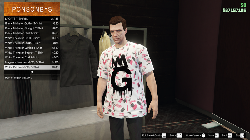 파일:ImportExport-GTAO-MaleTops-SportsTShirts2-WhitePaintedGüffyTShirt.png