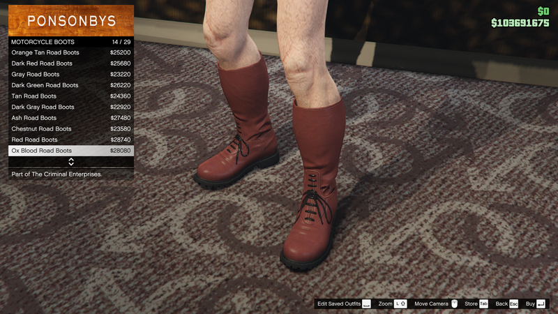 파일:TheCriminalEnterprises-GTAOe-MaleShoes-MotorcycleBoots13-OxBloodRoadBoots.png