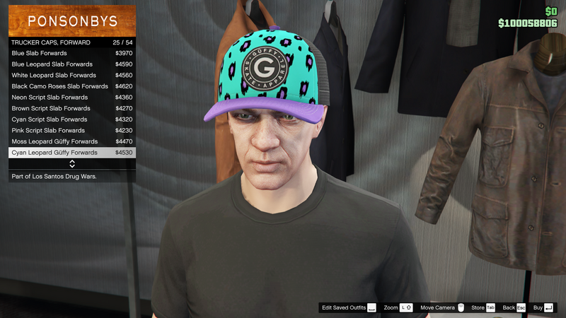 파일:LosSantosDrugWars-GTAOe-MaleHats-TruckerCaps24-CyanLeopardGüffy.png
