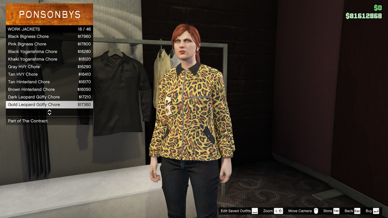 파일:TheContract-GTAOe-FemaleTops-WorkJackets15-GoldLeopardGüffyChore.png