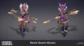 전투 여왕 키아나 모델 2 (라이엇 아티스트 Kylie Jayne Gage)