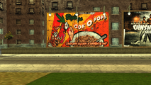 GTA 리버티 시티 스토리의 Cok O Pops 광고판.