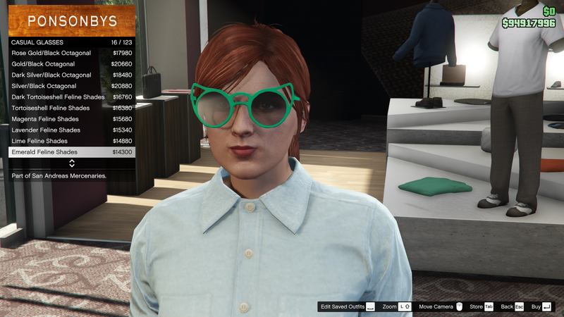 파일:SanAndreasMercenaries-GTAOe-FemaleGlasses-CasualGlasses15-EmeraldFelineShades.png