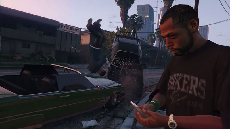 파일:FranklinClinton-GTAV-involutaryejection.jpg