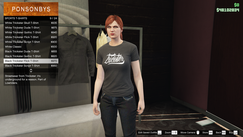 파일:Lowriders-GTAO-FemaleTops-SportsTShirts9-BlackTricksterFlickTShirt.png