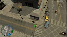 Grand Theft Auto: Chinatown Wars에서의 경찰서 모습.