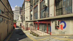 GoPostalBuilding-GTAV-FrontEntrance.PNG