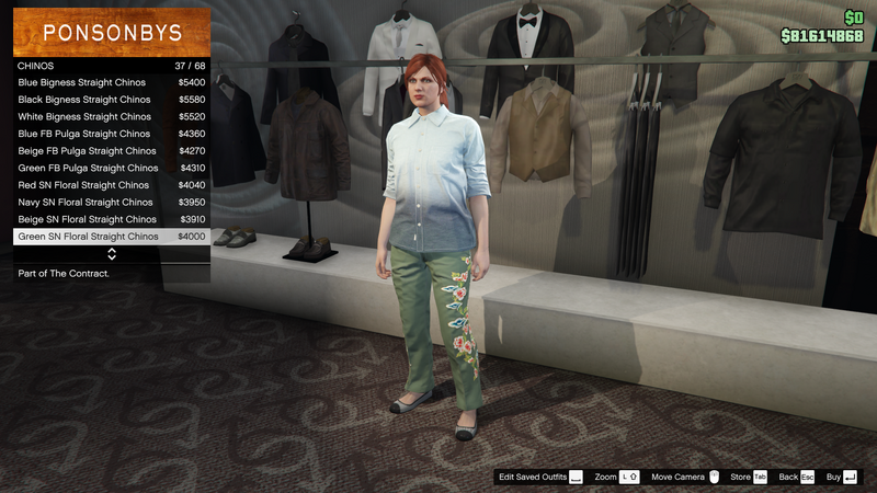 파일:TheContract-GTAOe-FemalePants-Chinos37-GreenSNFloralStraightChinos.png