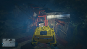 Wreck Container Ship GTAV Cranes.png