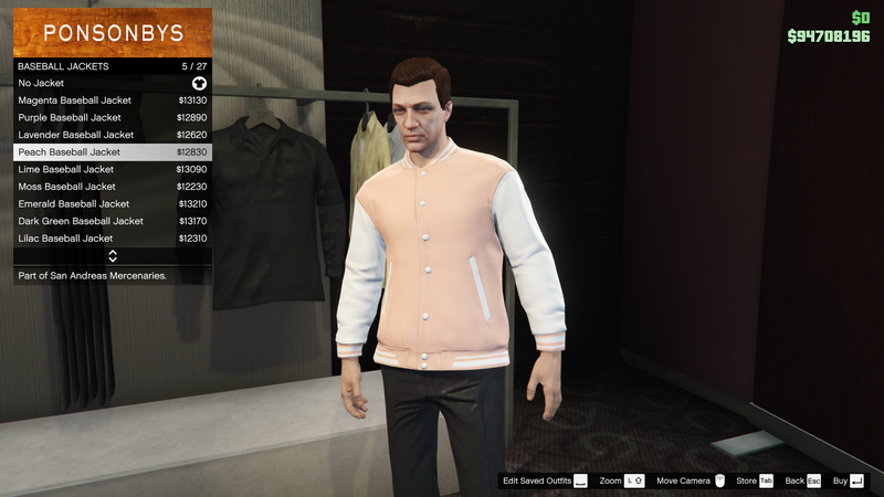파일:SanAndreasMercenaries-GTAOe-MaleTops-BaseballJackets4-PeachBaseballJacket.png