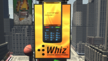 스타 정션에 있는 Whiz Wireless 빌보드 광고.
