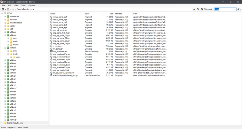 파일:CodeWalker-RPFExplorer-Search.PNG