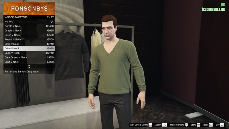 파일:LosSantosDrugWars-GTAOe-MaleTops-VNeckSweaters6-OliveVNeck.png