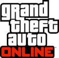 최종 버전의 Grand Theft Auto Online 로고.