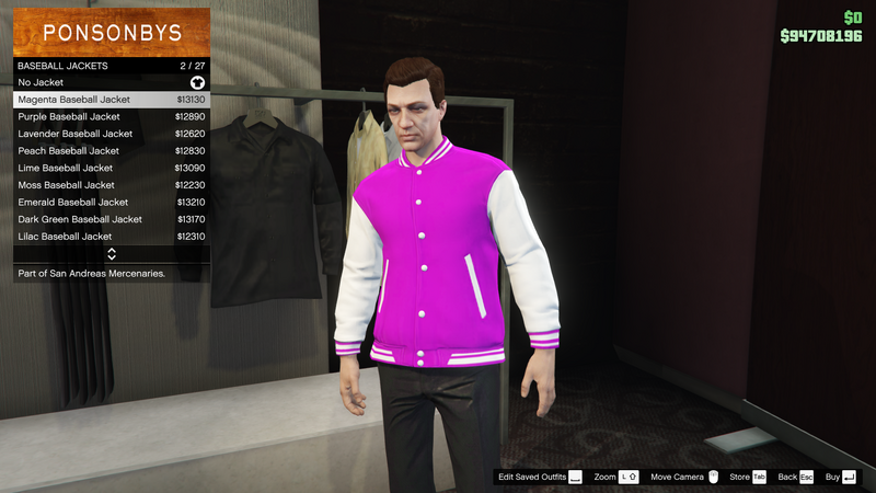 파일:SanAndreasMercenaries-GTAOe-MaleTops-BaseballJackets1-MagentaBaseballJacket.png