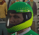 GTA Online의 Sprunk 오토바이 헬멧.
