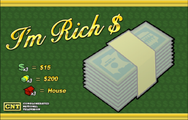 GTA CW에 등장하는 I'm Rich 스크래치 카드.