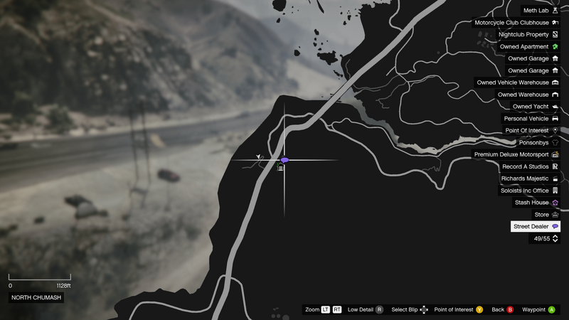 파일:StreetDealer-GTAOe-Location44-NorthChumash-Map.png