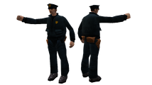 GTA III의 원본 미사용 "COP2" 컷신 모델(초기 "COP"의 얼굴 텍스처 출처).