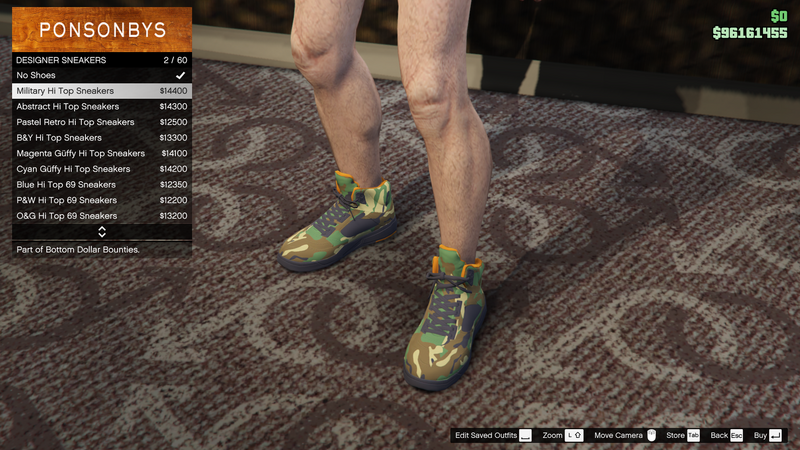 파일:BottomDollarBounties-GTAOe-MaleShoes-DesignerSneakers1-MilitaryHiTopSneakers.png