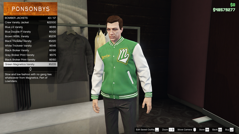파일:Lowriders-GTAO-MaleTops-BomberJackets10-GreenMagneticsVarsity.png