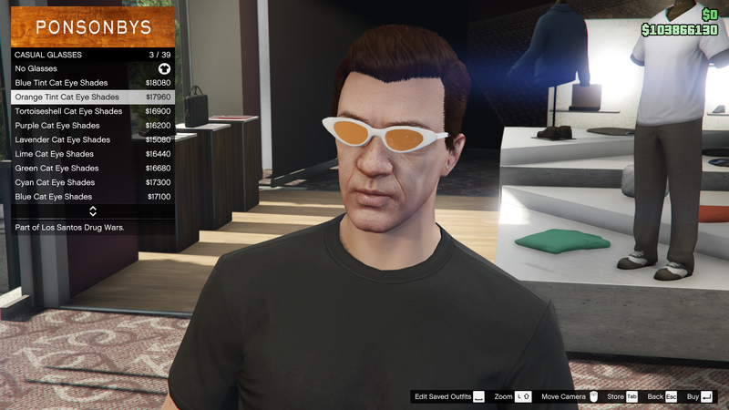 파일:LosSantosDrugWars-GTAOe-MaleGlasses-CasualGlasses30-OrangeTintCatEyeShades.png